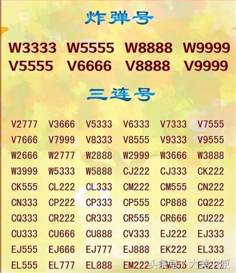 吉利數字組合|【吉祥數字組合】不可錯過的吉祥數字組合：車牌、手機號碼吉凶。